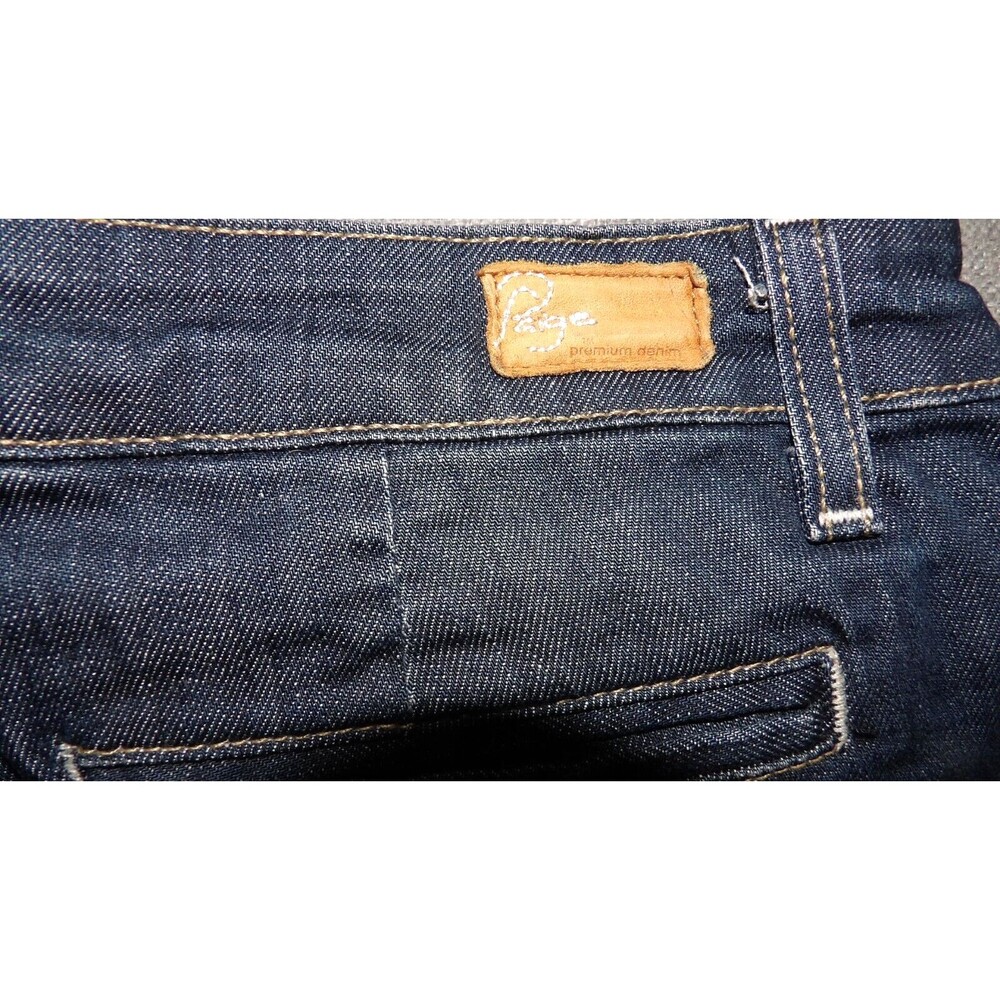Paige Premium Denim Coldwater Canyon Bell Flare Dark Jeans Size 27 USA size 4 - Picture 6 of 16